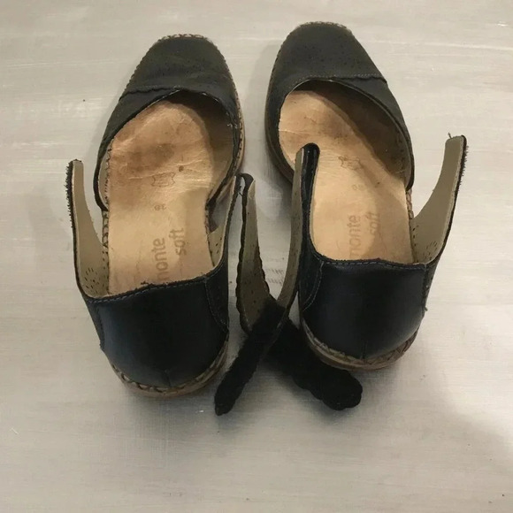 Remonte Soft Casual Comfort Mary Jane's Perforated Leather Black EU 38  US 7 - Picture 5 of 10